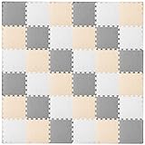 ProSource Foam Puzzle Floor Play Mat for Kids and