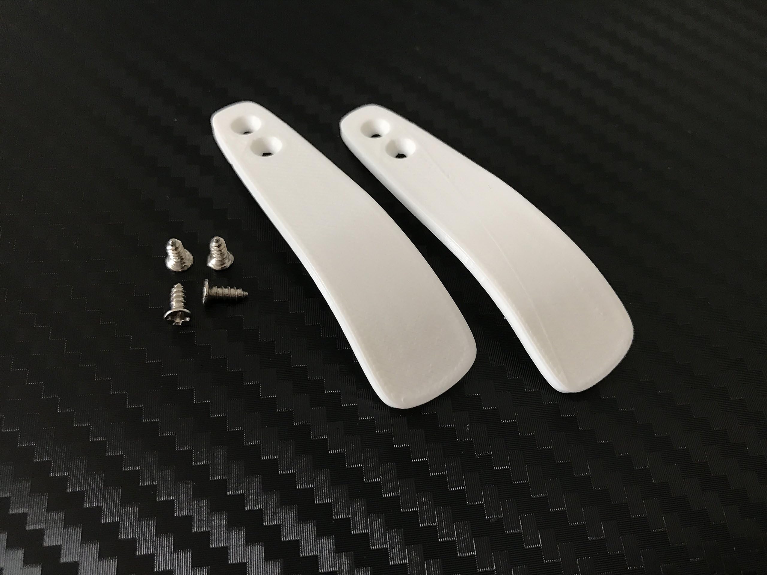 Curved Paddles for PS4 Controller - made of PLA or ABS (white)