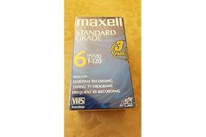 Maxell GX T-120 Video TAPE-120 MIN 3PK (214048)