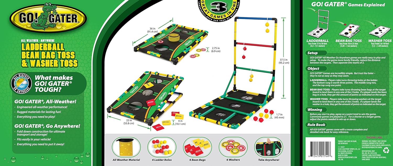 Eastpoint Sports Lightup Bean Bag Toss For Outdoor Lawn Games IUCN Water