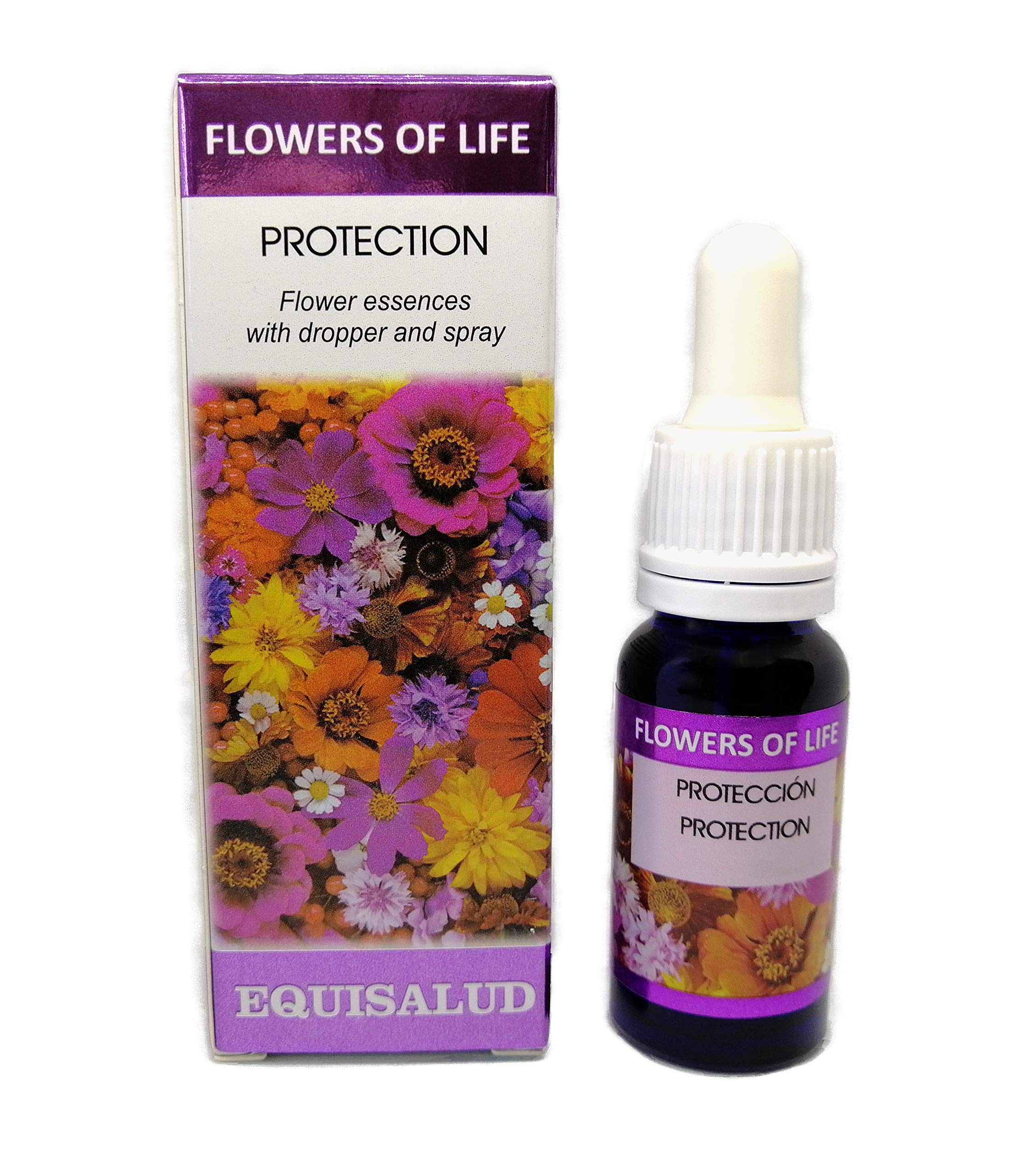Flowers of Life - Protection - Certified Organic Natural Flower Remedy 15ml Dropper and Spray