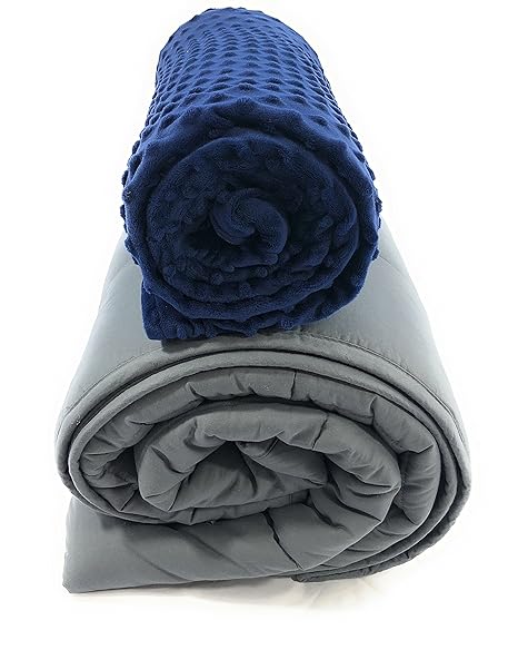 Amazon.com: Weighted Blanket 15 lbs | Fits Queen 60''x80'' | Premium