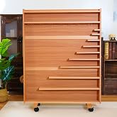 Premium Montessori Cabinet For Complete Bead Material &ndash; Solid Beechwood Storage, 49.4" Square Chain Cube Chain Organization, Homeschool Classroom Math Furniture Kids Ages 4-9 (Bead Cabinet Only)