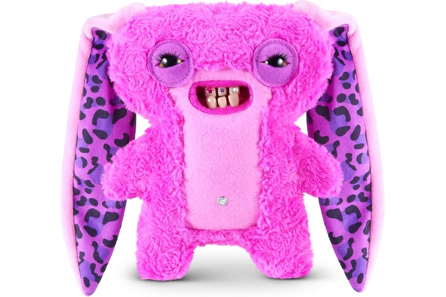 Fuggler Baddies Fuggs 9 Inch (Lord Long Ears) by ZURU | Funny Ugly Monster with signature teeth; soft & huggable collectible plush; for fans & collectors; gift for tweens & teens