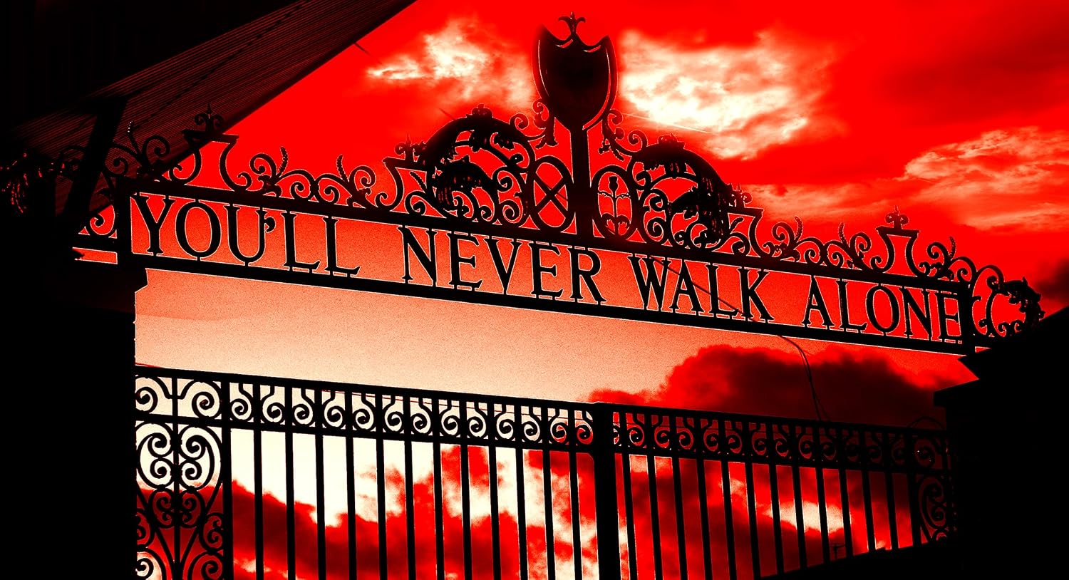Ljs Wall Art Liverpool Youll Never Walk Alone Canvas Wall Art Picture Print Red 29cm X 21cm Prints Artwork