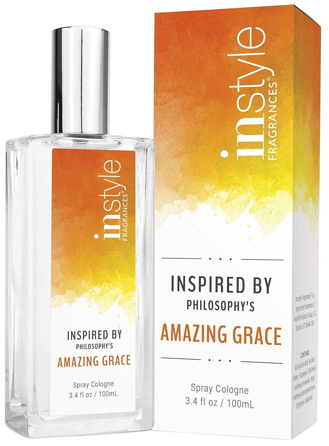 Instyle Fragrances Inspired by Philosophy's Amazing Grace - Fragrance for Women - 3.4 oz