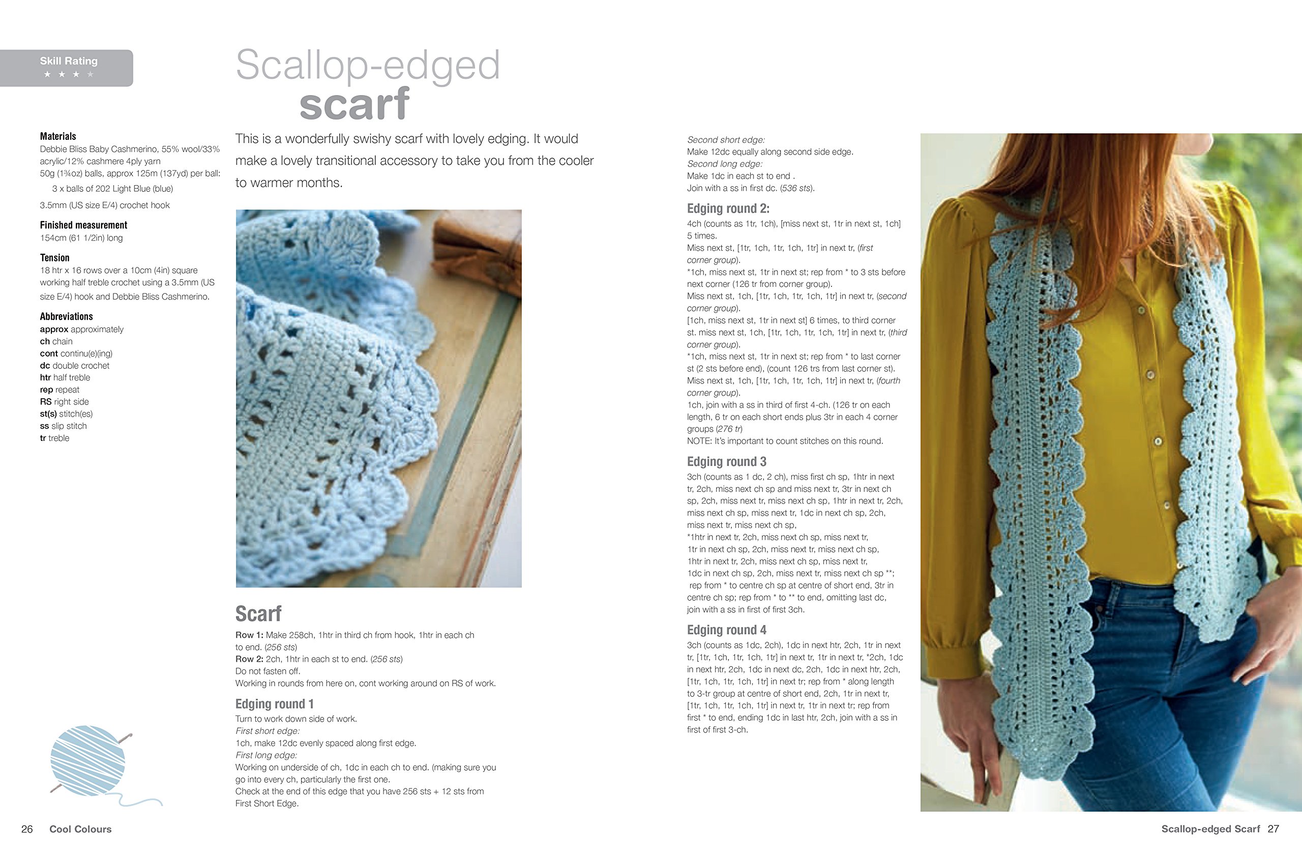 Crocheted Scarves And Cowls 35 Colourful And Contemporary Crochet Patterns Nicki Trench Amazon Com Books
