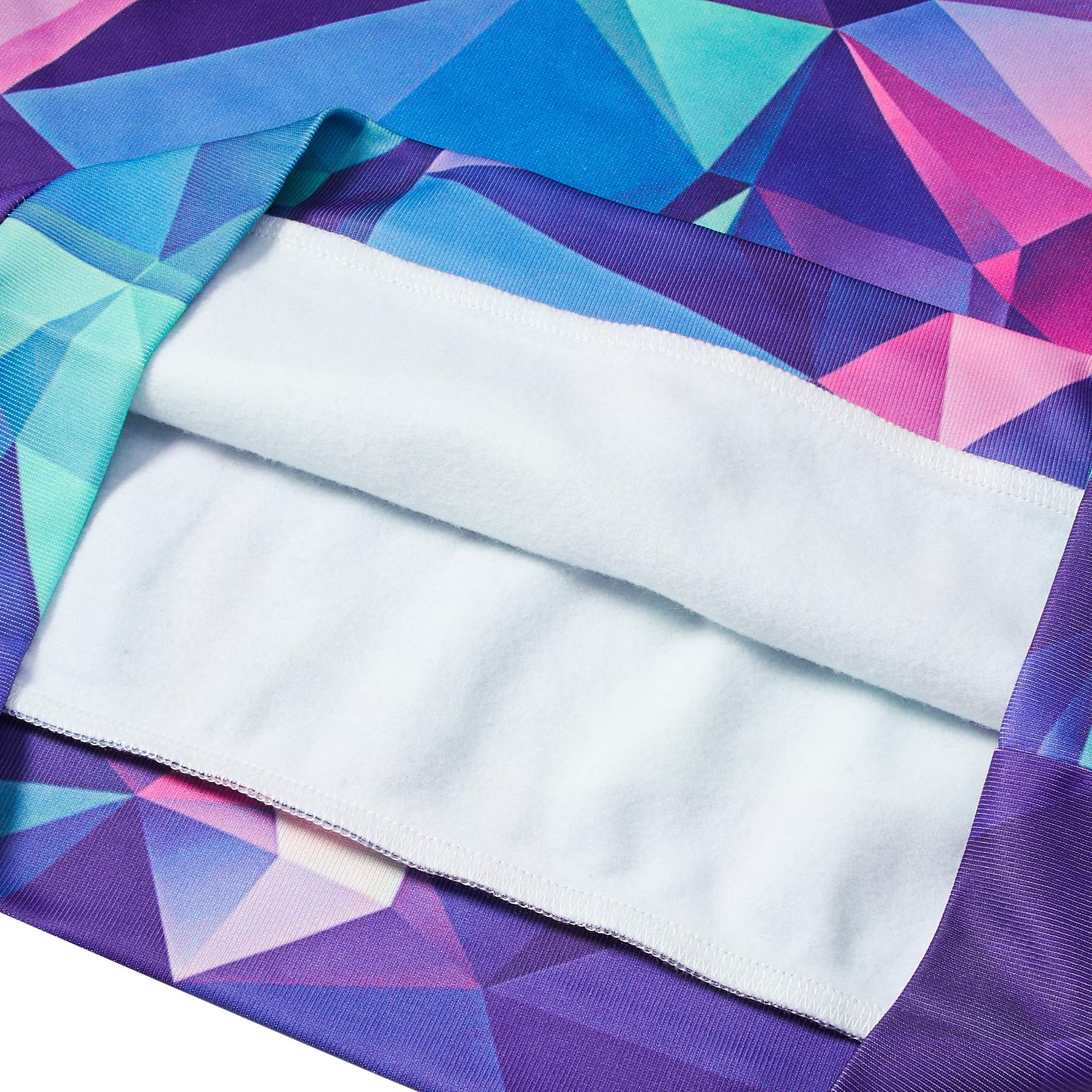 RAISEVERN Pullover per Bambini Ragazzi Unisex Cool 3D Stampato Felpe con Cappuccio Felpe con Cappuccio Coulisse con Grandi Tasche Viola 15t