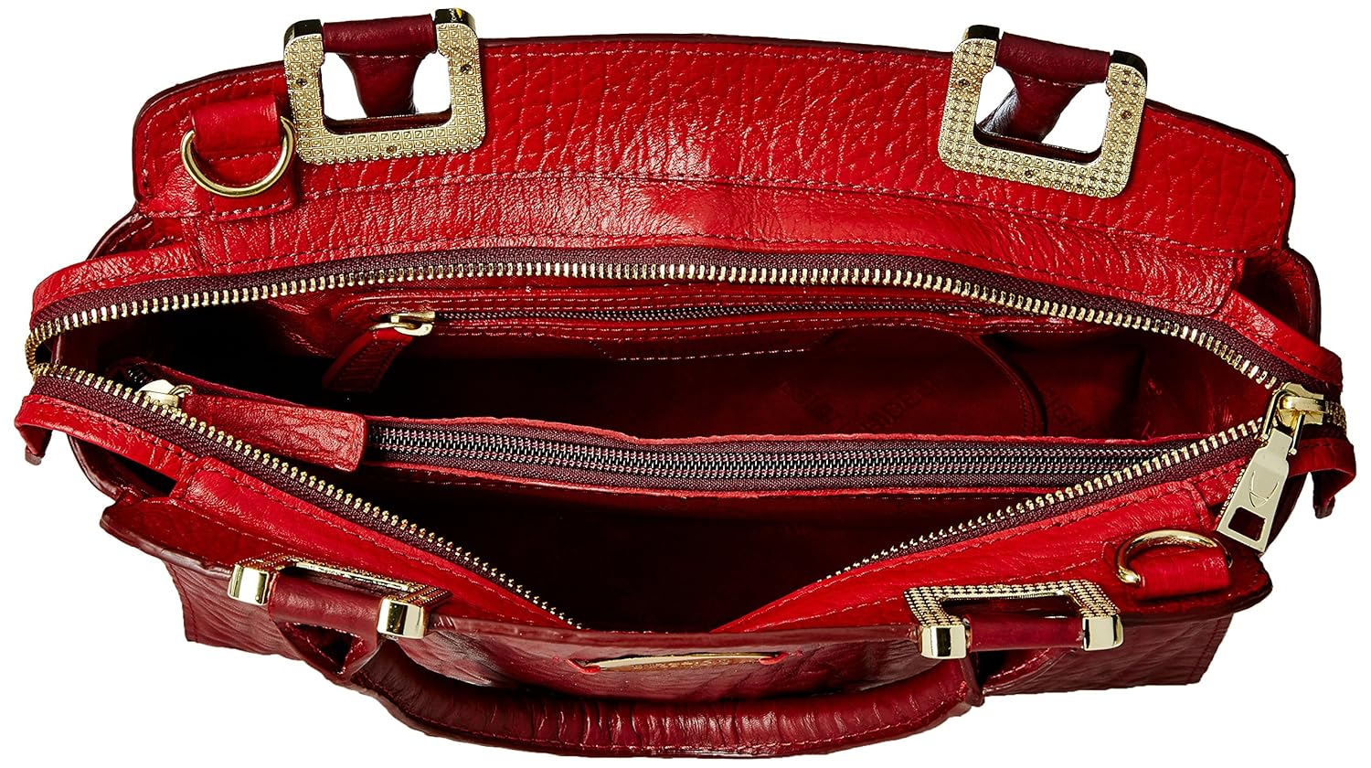 hidesign women's satchel (red)
