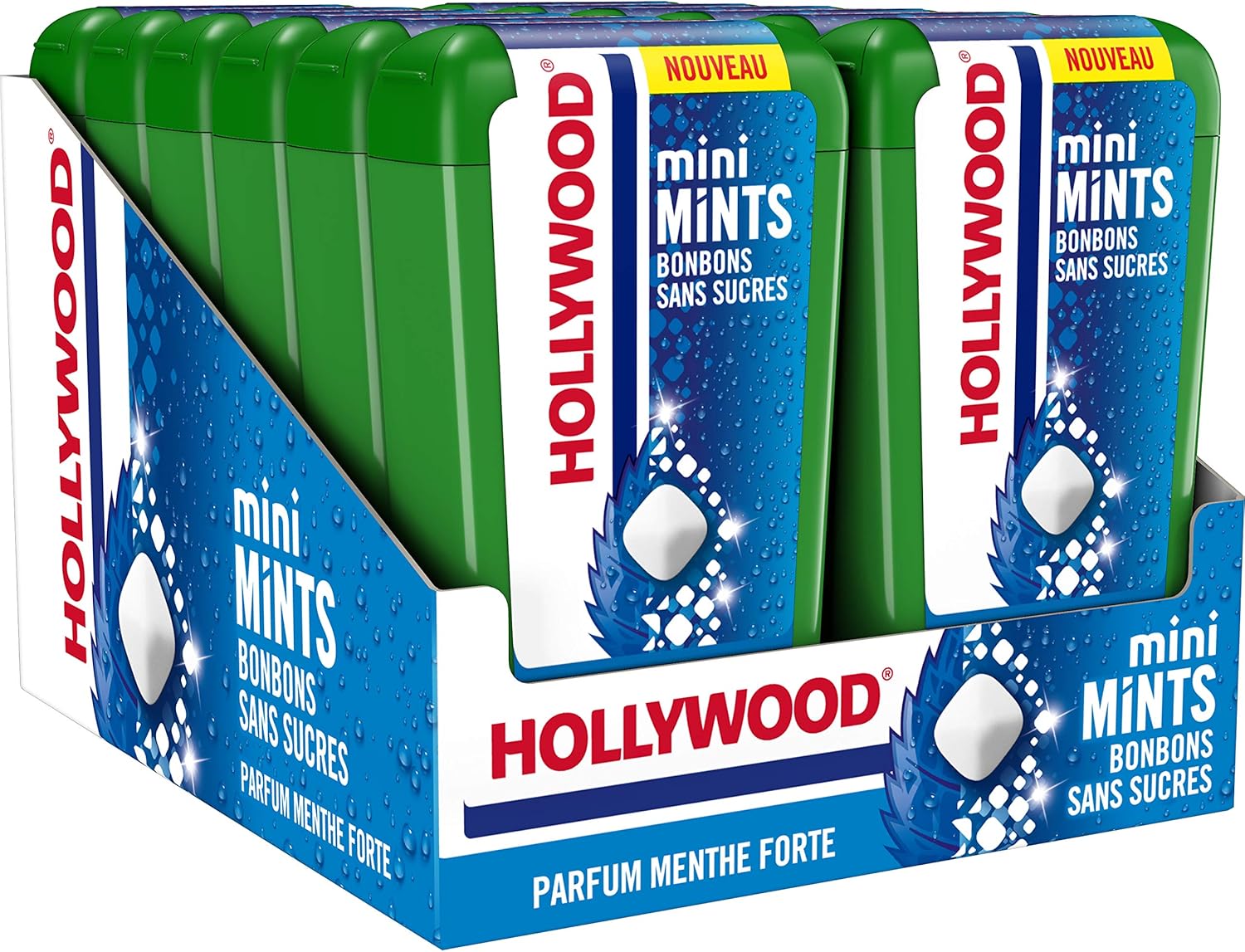 Hollywood Mini Mints Menthe FortePrésentoir de 12 boîtes Amazon.fr