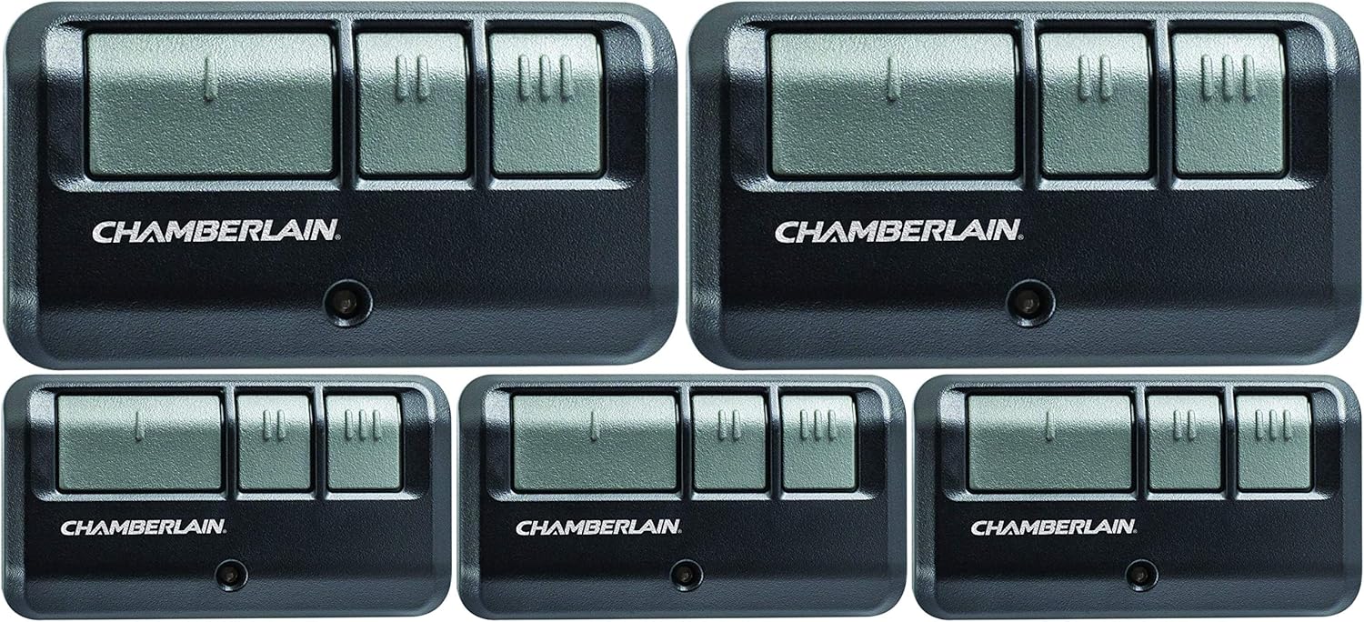 Chamberlain Group G953EV-P2 Chamberlain/LiftMaster/Craftsman 953EV-P2 3-Button, Security +2.0 Compatible, Includes Visor Clip Garage Door Opener Remote - Garage Door Remote Controls - 