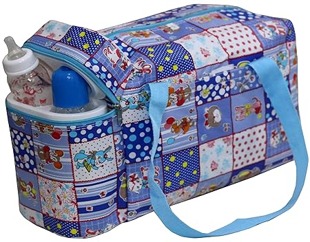 changing bag with bottle warmer