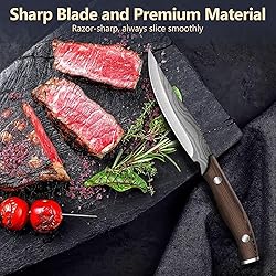 Dragon Creek Steak Knives Set of 6, High-Carbon