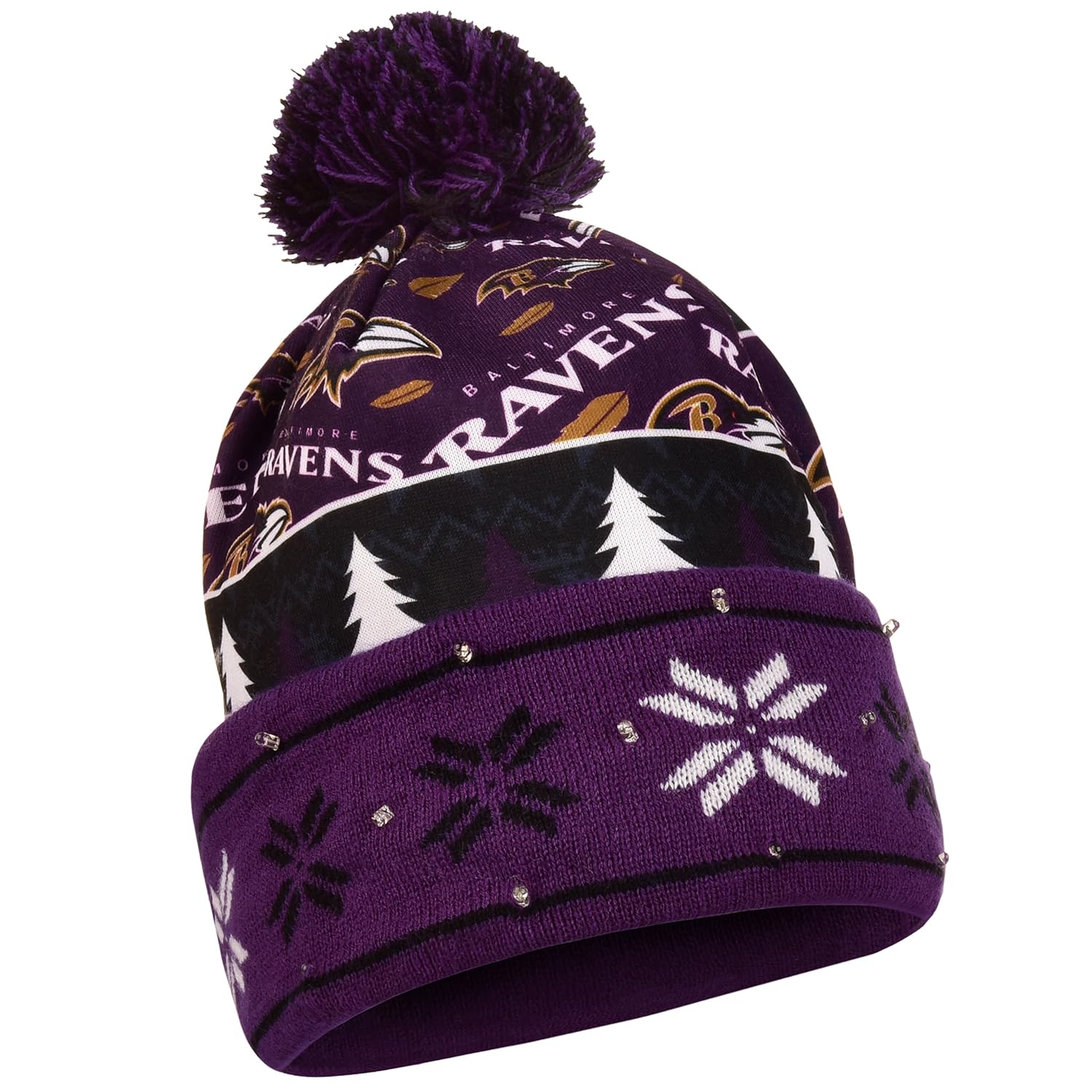 baltimore ravens knit hat
