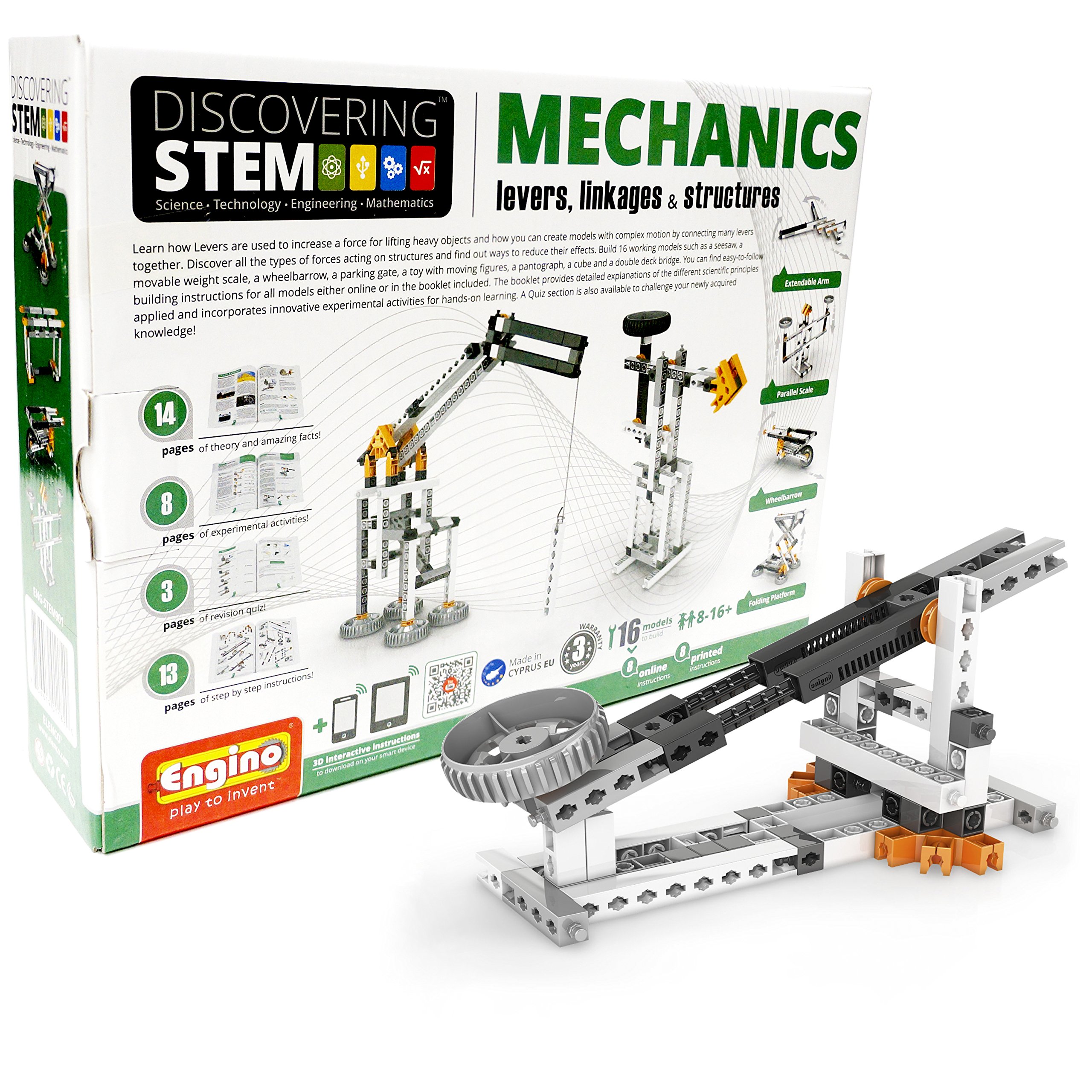 Engino Discovering Stem Levers Linkages Structures Building Kit