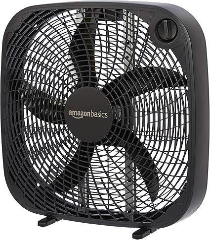 Amazonbasics Dk1901 3 Speed Box Fan Inch inch Black Amazon Co Uk Kitchen Home