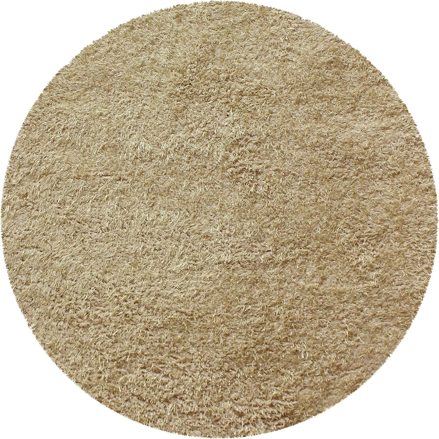 Superior Textured Shag Round Rug, Beige, 6' 6" Amazon.co.uk Kitchen