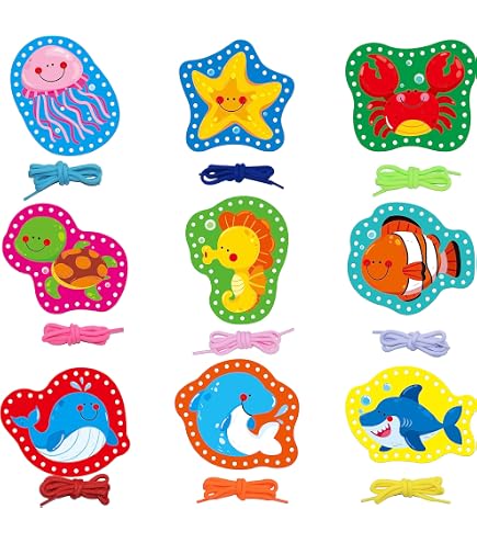 KRAFUN Kit Cartes Laçage Licorne Pour Enfants - 5 Projets Princesses Débutants Kit Laçage Licorne Princesse KRAFUN Kit Cartes Laçage Licorne Pour Enfants - 5 Projets Princesses Débutants Kit Laçage Licorne Princesse