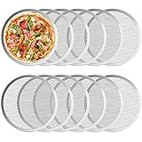 LRui Pizza Screen,12 Inch,12 Pack,Seamless Aluminum