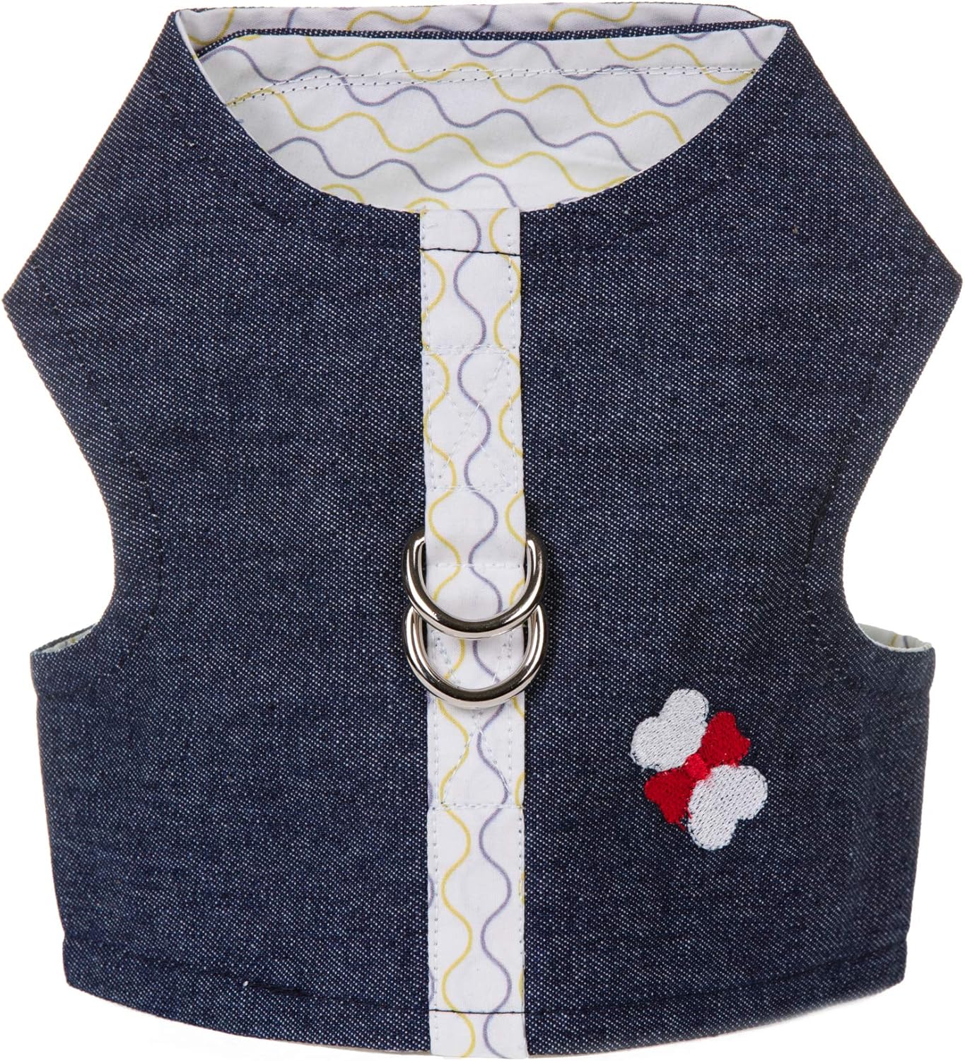 MICHI Bib Jeans Bone Wave Harness, XXS, Blue, Taglia unica