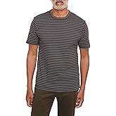 Vince Men's Garment Dye Fleck Stripe S/S Crew