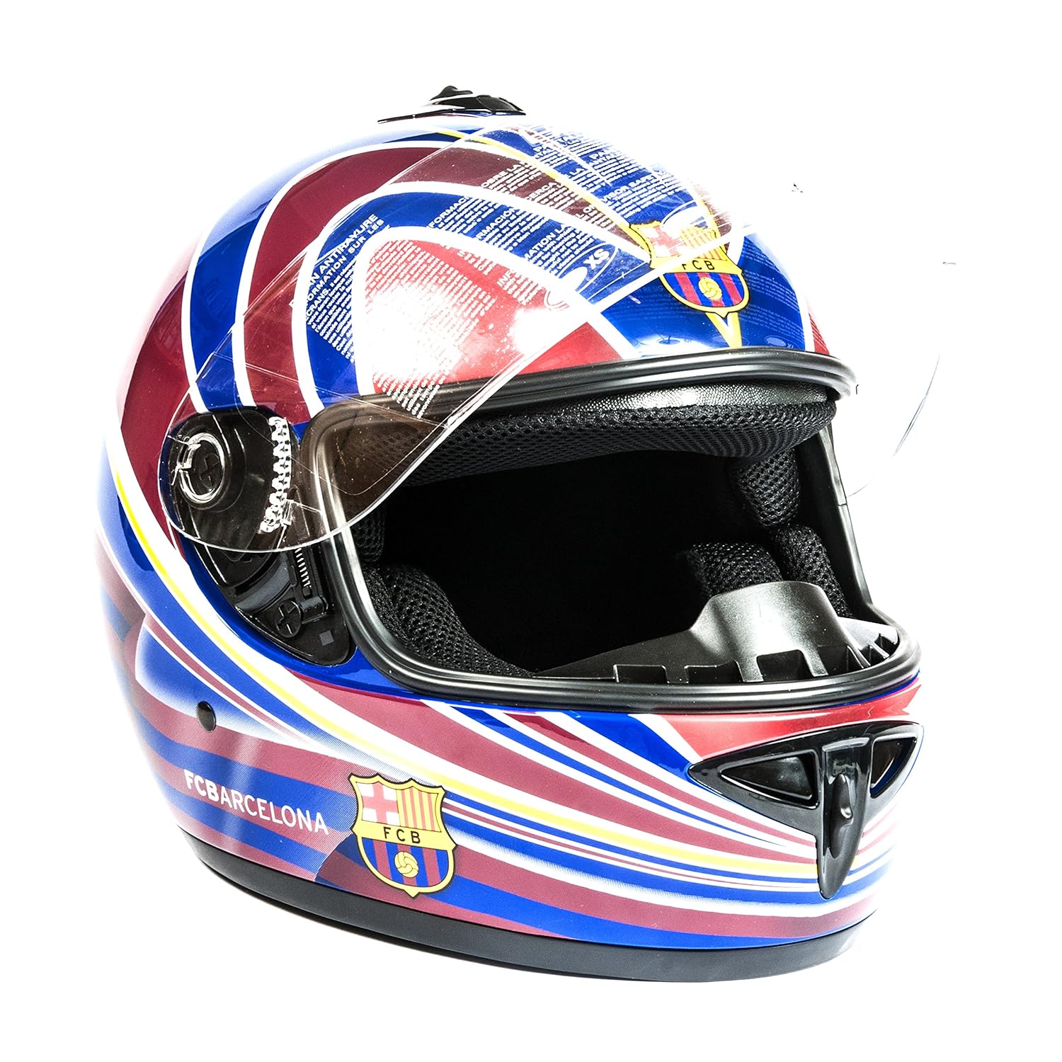 Hebo Official FC Barcelona Motorcycle/Motorbike Helmet MEDIUM 5354cm