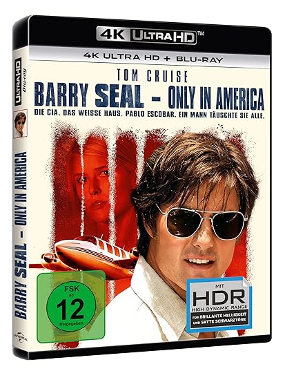 Amazon Com Barry Seal Only In America 4k Ulta Hd Blu Ray 2d Movies Tv