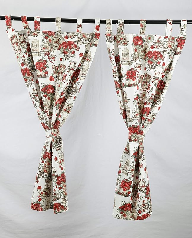 Shabby Chic French Country Kitchen Curtains - Ideal Home ...