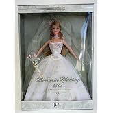 Barbie 29438 2001 Romantic Wedding Blonde Doll