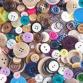 Scrambled Assortment Bag of Buttons for Arts & Crafts, Decoration, Collections, Sewing, and More! (100 Pack)