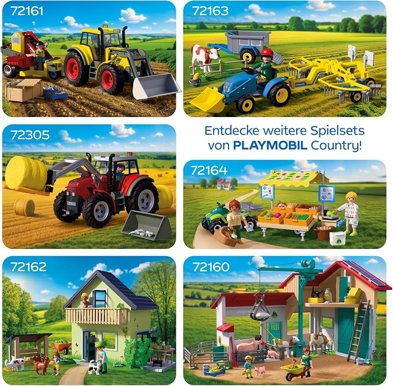 | Country | Ländlicher Kaninchenstall | Kaninchen‑Set mit Ställen, Baum, Futter & vielen Tieren | Für Kinder ab 4 Jahren | 72170