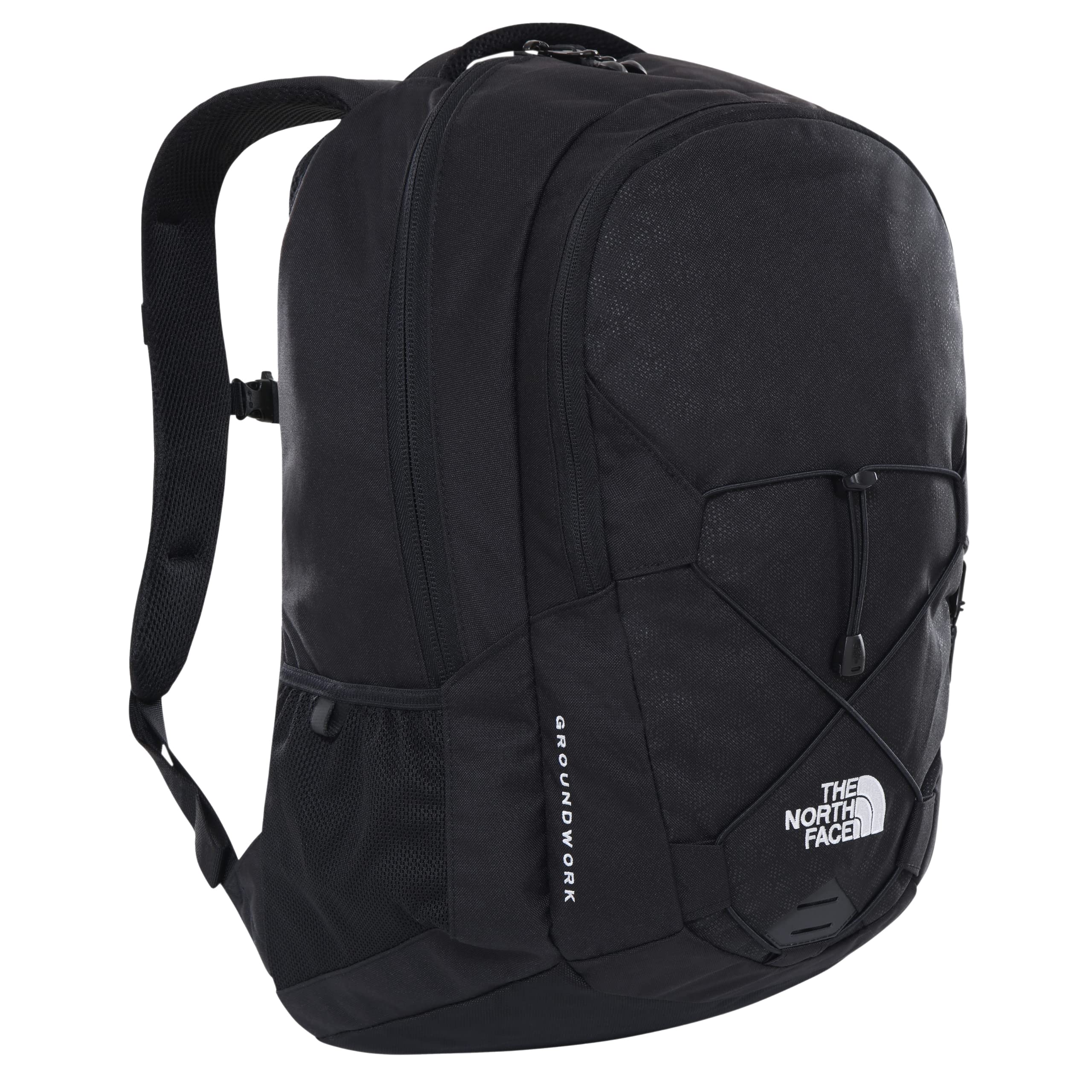 The North Face - Groundwork Backpack - with Laptop Sleeve Padded Back Panel - Reflective Backpack for School and Work - TNF Black, 30L