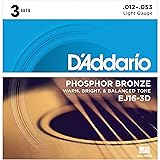 D'Addario Guitar Strings - Phosphor Bronze Acoustic