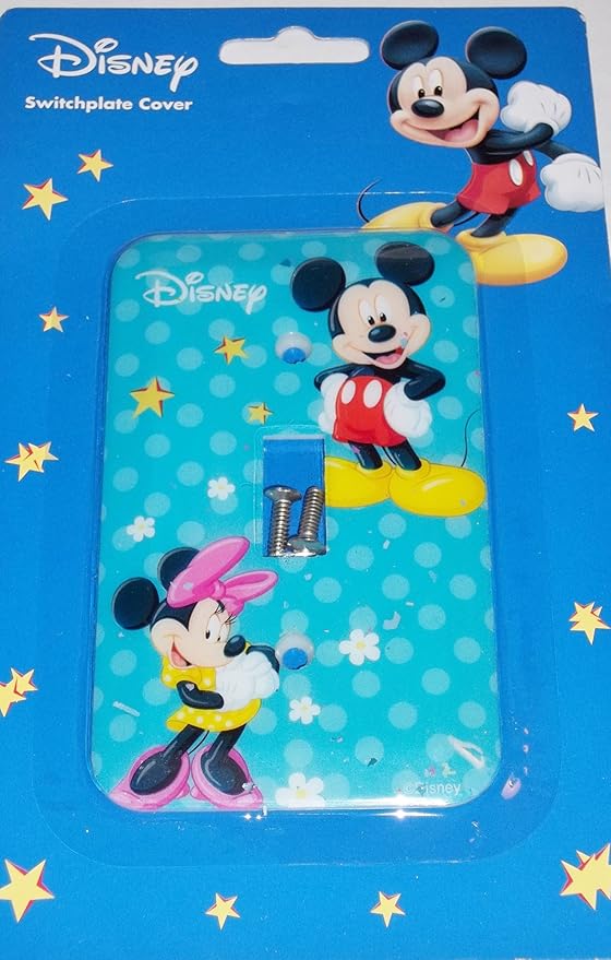 Amazon Com Disney Mickey And Minnie Mouse Switchplate Cover