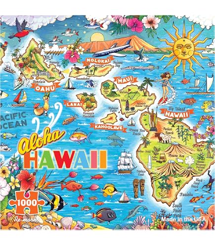 MyPuzzle Hawai’i Premium Puzzle – 500 Teile, 48 X 34 Cm, Für Erwachsene & Kinder Ab 10
