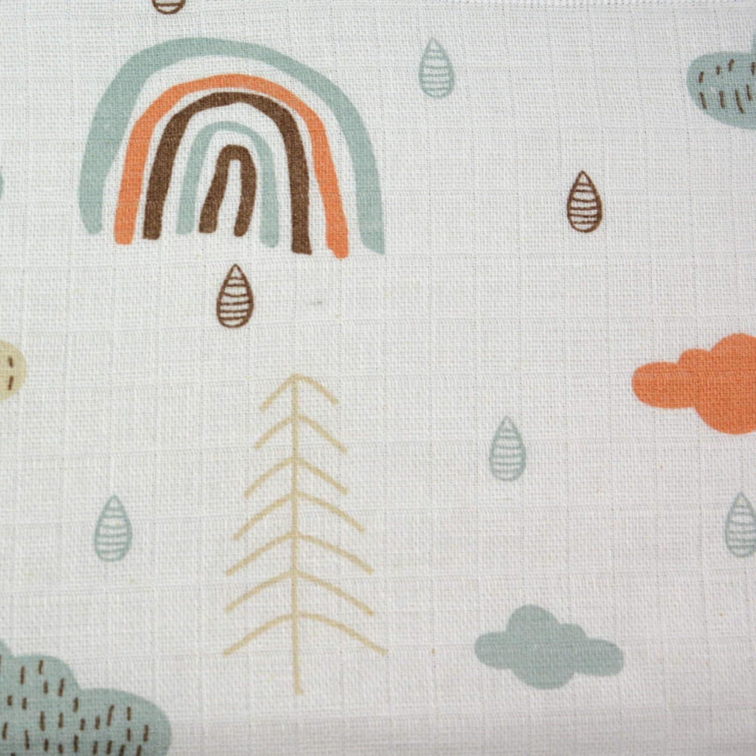 Muslin Swaddle, Pack of 10, Blend, Baby Towels, 80 x 70 cm, Absorbent, Oeko-Tex Certified (Unisex Clouds Set) - Image 5