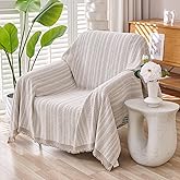 Erke Small Chair Recliner Cover Sheet Blanket, Machine Washable Non Slip Chenille Armchair Throw Cushion Slipcover for Pets, Slipper Chairs Bed Slip Covers Furniture Decor Protector