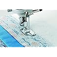 Brother ¼ Inch Piecing Foot for Quilting and Topstitching, SA125, Silver