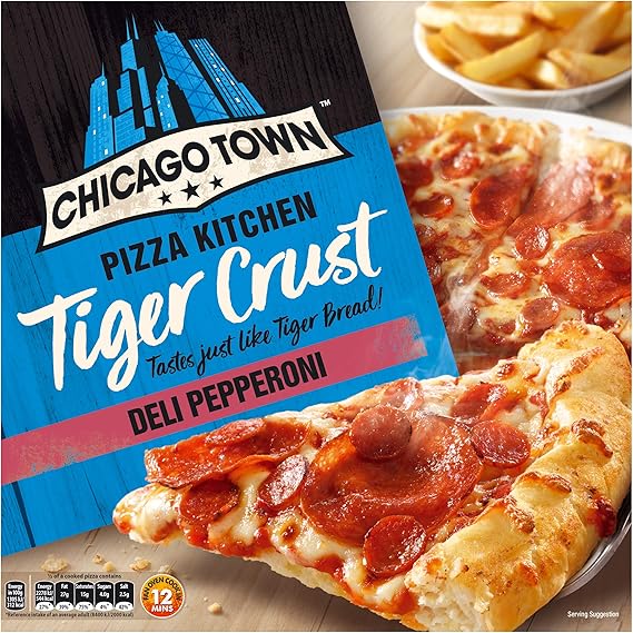 Chicago Town Pizza Kitchen Tiger Crust Deli Pepperoni Pizza Amazon.co