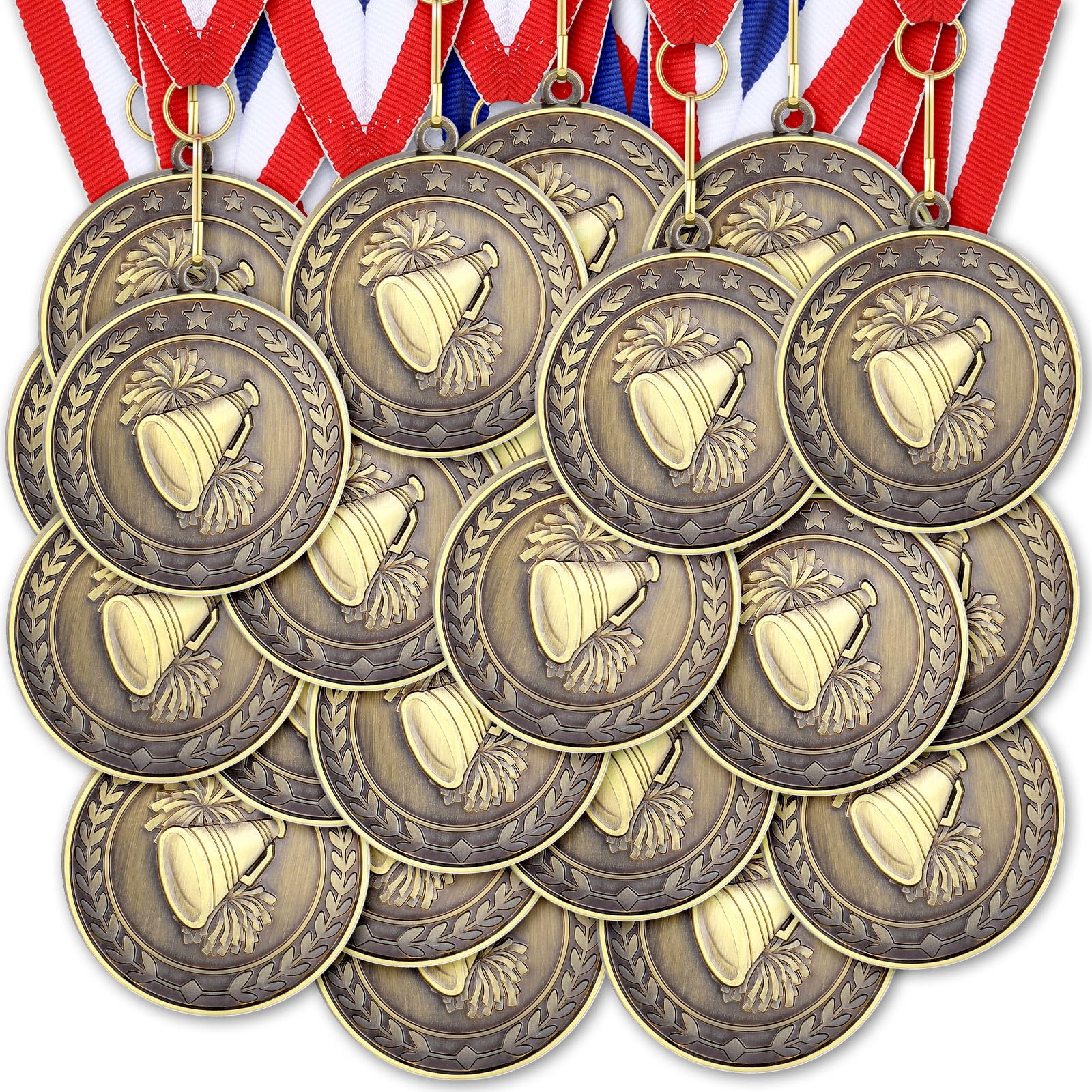Quelay 30 Pcs Oktoberfest Award Medals Bulk 2'' Colorful Metal Award Trophies With Neck Ribbon For Oktoberfest B Ap B0fc65f9kq
