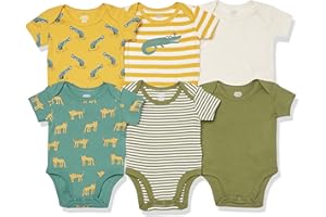 �鶹�� Essentials Baby 6-Pack Short-Sleeve Bodysuit