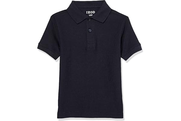 Izod Boys School Uniform Short Sleeve Pique PoloPolo Shirt