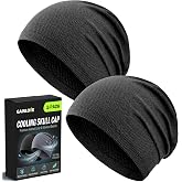 Cooling Skull Cap for Men Women, Breathable 3D Mesh Sweat Wicking Beanie | 2-4 Pack Quick Dry Lightweight Head Cover Cap Under Helmet Liner for Motorcycle Cycling Running Hard Hat