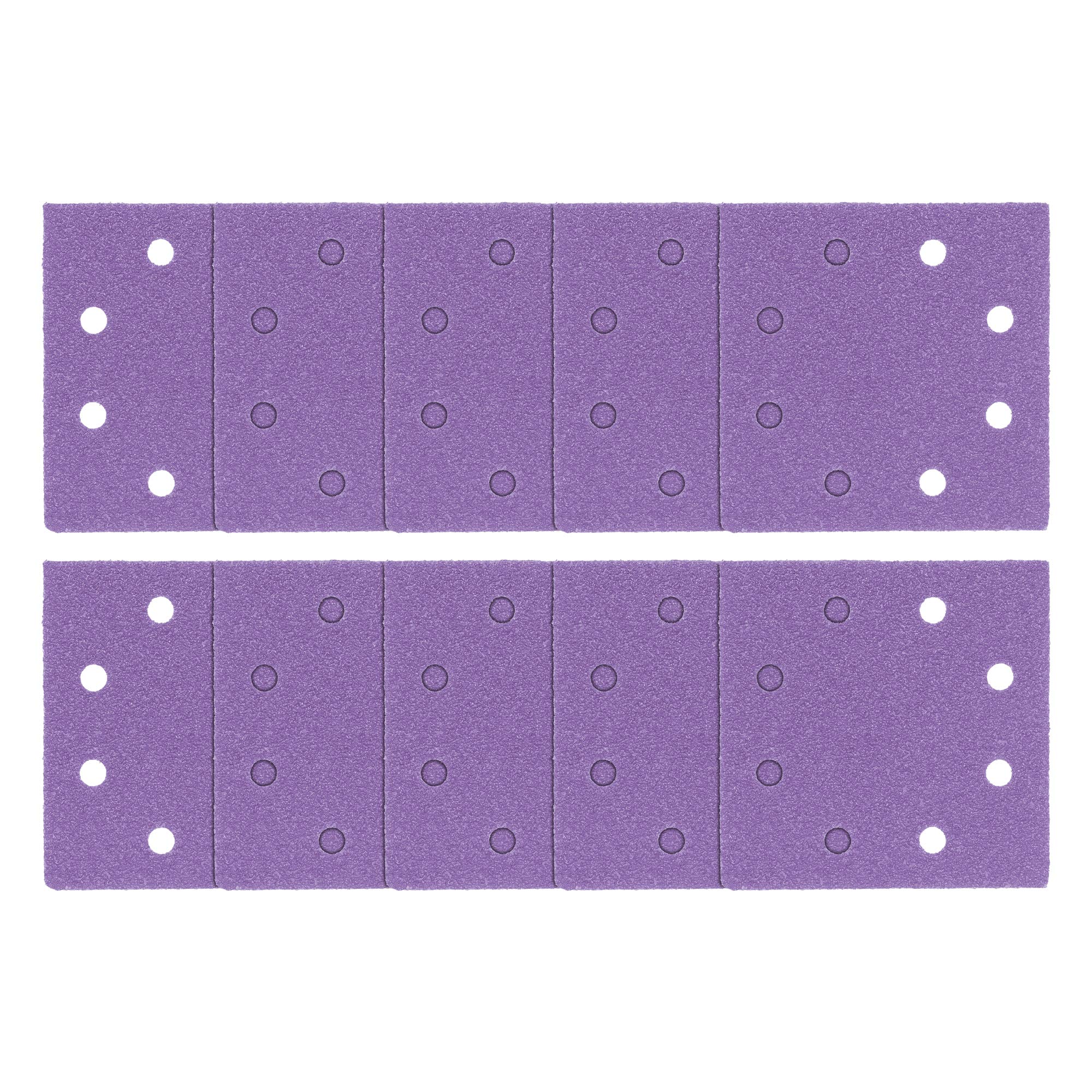 Trend Zirconium 1/4 Sheet 114 x 110mm 40 Grit Sanding Sheets, AB/QTR/40Z, Pack of 10