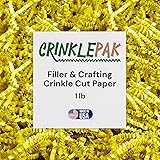 Crinklepak 1LB USA Made Yellow Crinkle Paper Filler