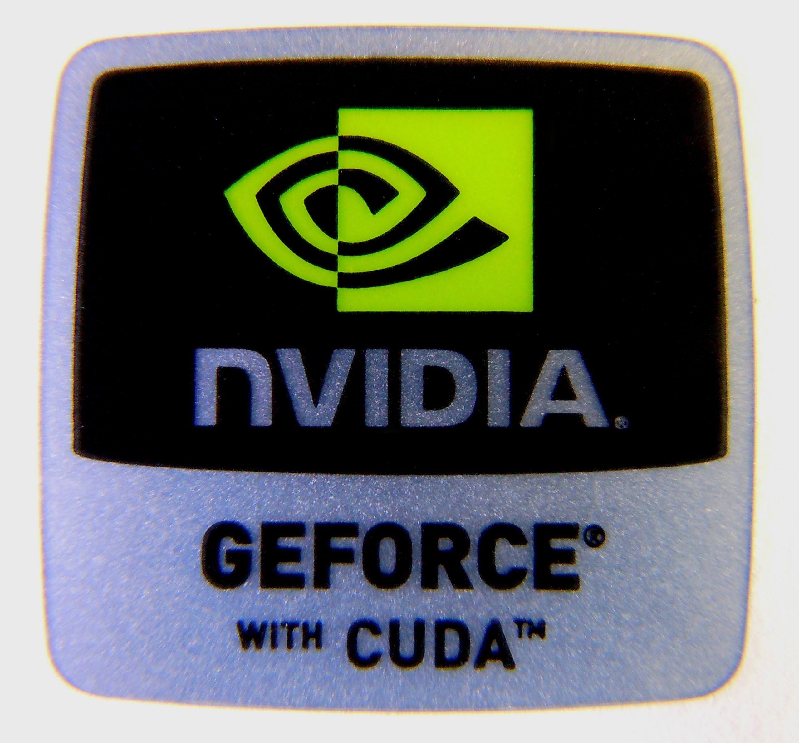 Vath Sticker Compatible with GEFORCE with CUDA 18 x 18mm [233]