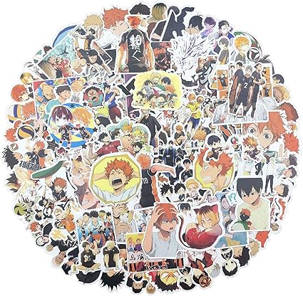 Amazon Haikyuu ステッカー 防水 ビニール アニメ ステッカー ノートパソコン スケートボード用 119枚 Youtoo ノートパソコンスキンシール 通販