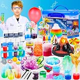 FHNSEL 120+ Experiments Science Kit for Kids STEM Toys Volcanos Rainbow Learn