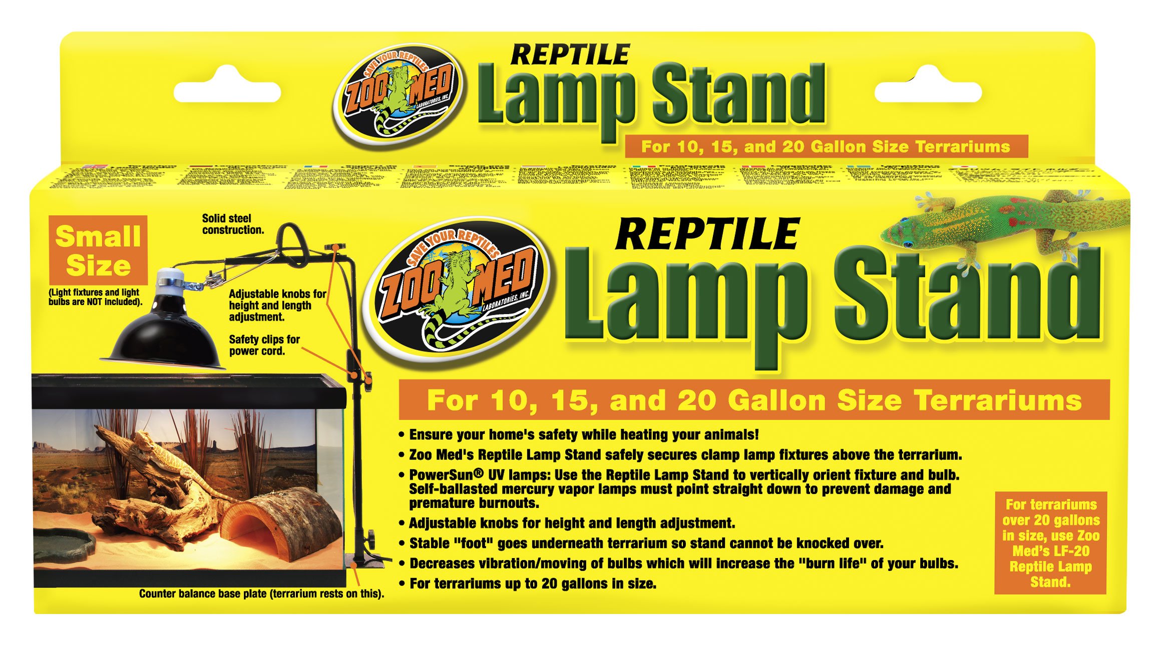 Zoo Med HB-50 Reptile Lamp Stand, Small — image 1