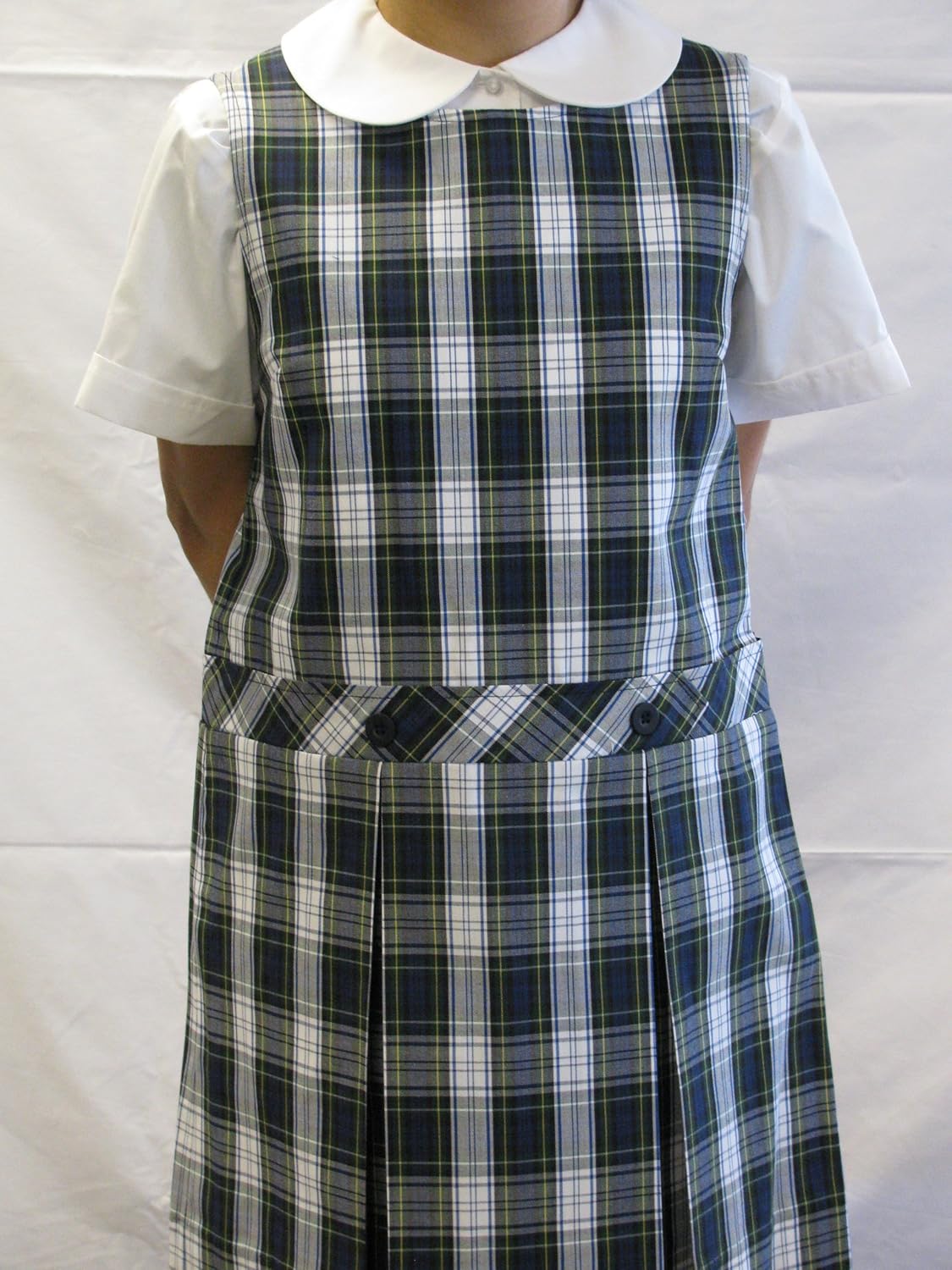 1951 Jumper Plaid 80 (7) School Uniform Dresses Clothing
